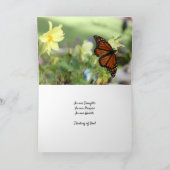 Uniek aan jou denken - Monarch Butterfly Kaart (Binnen)