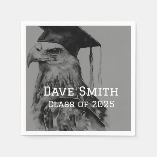 Uniek Aangepast Afstuderen Papier servet (Voorkant)