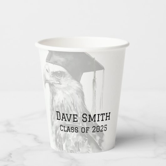 Uniek Aangepast Afstuderen Papier servet Papieren Bekers (Voorkant)
