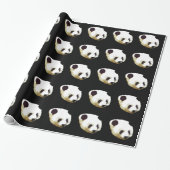 Uniek Aantrekkelijk Panda Wrapping Papier (Uitgerold)