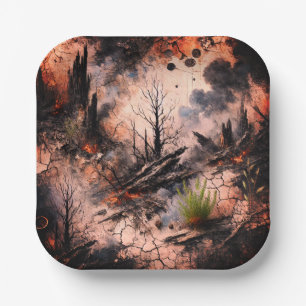 Uniek Abstract Art Paper Bord