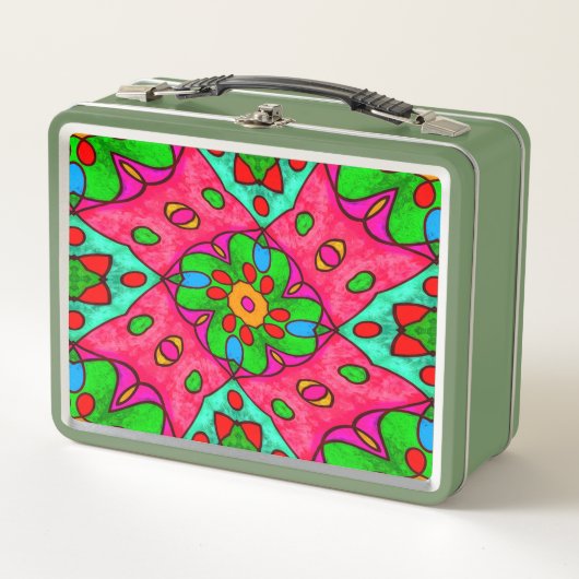 Uniek Abstract bloemenpatroon (Voorkant)