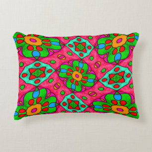 Uniek Abstract bloemenpatroon Accent Kussen