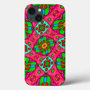 Uniek Abstract bloemenpatroon Case-Mate iPhone Case