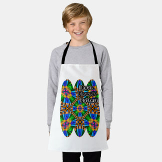 Uniek Abstract bloemenpatroon Schort