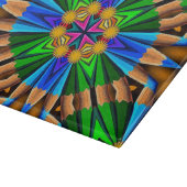 Uniek Abstract bloemenpatroon Snijplank (Hoek)