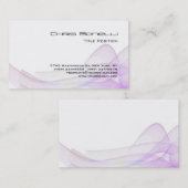 Uniek Abstract Charming Wave Patroon Visitekaartje (Voorkant / Achterkant)