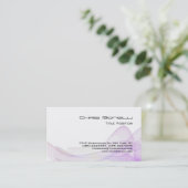 Uniek Abstract Charming Wave Patroon Visitekaartje (Staand voorkant)