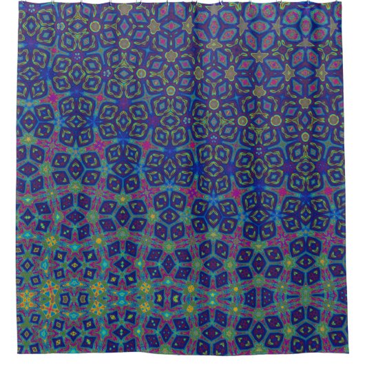 Uniek Abstract douchegordijn (Voorkant)