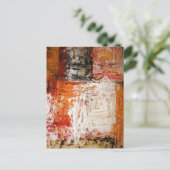 Uniek Abstract expressionistisch Briefkaart verf k (Staand voorkant)