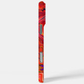 Uniek Abstract gemarmerd vloeibaar Sinaasappel Case-Mate iPhone Case (Achterkant / Rechts)