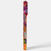 Uniek Abstract gemarmerd vloeibaar Sinaasappel Case-Mate iPhone Case (Achterkant / Rechts)