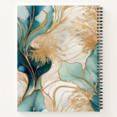 Uniek Abstract gepersonaliseerd Notitieboek (Achterkant)