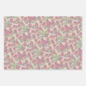 Uniek Abstract kunstpatroon van Japanse bloemen Inpakpapier Vel (Voorkant 3)