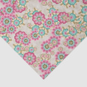 Uniek Abstract kunstpatroon van Japanse bloemen Tissuepapier (Detail)