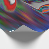 Uniek Abstract marmeren vloeibaar inpakpapier (Hoek)