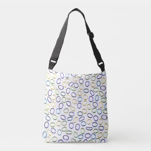 Uniek Abstract patroon bevestigen Crossbody Tas