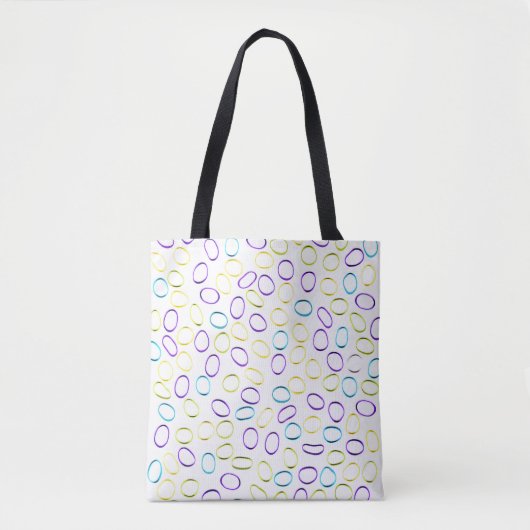 Uniek Abstract patroon bevestigen Tote Bag (Voorkant)