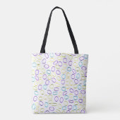 Uniek Abstract patroon bevestigen Tote Bag (Achterkant)