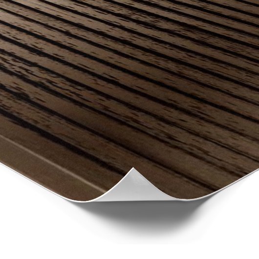 Uniek Abstract Patroon Bruin en Beige Poster (Hoek)