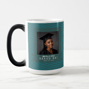 Uniek Abstract Patroon PhD Grad Magische Mok