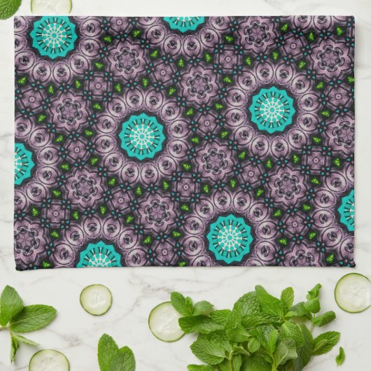 Uniek Abstract patroon Theedoek (Gevouwen)