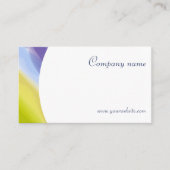 Uniek abstract QR code lavendel Visitekaartje (Voorkant)