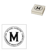 Uniek achtereenvolgens achtereenvolgens achtereenv rubberstempel (Gestempeld)