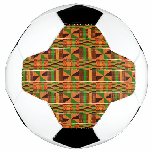 Uniek Afrikaans Oranje Klassiek Kente Voetbal (Voorkant)