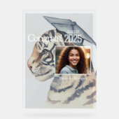 Uniek afstudeerfeest acryl bord (Voorkant)