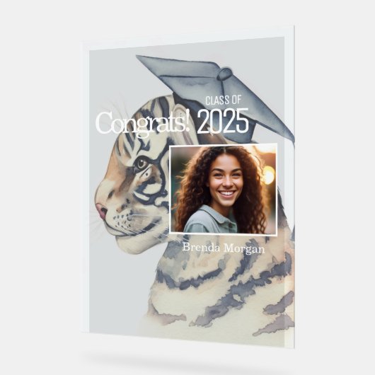Uniek afstudeerfeest acryl bord (Hoek)