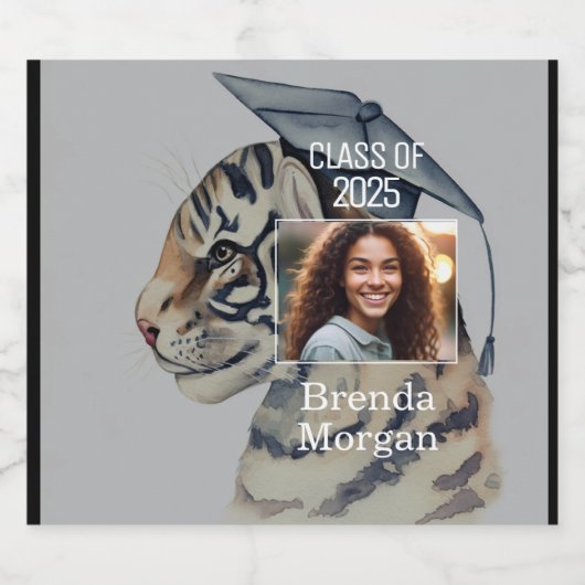 Uniek Afstuderen Bier Etiket (Enkel label)