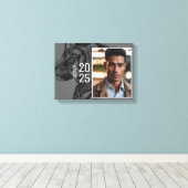 Uniek Afstuderen foto uitgerekt doek Canvas Afdruk (Insitu (Houten vloer))