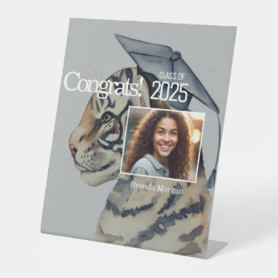 Uniek Afstuderen tafelblad Reclamebord Met Voetstuk