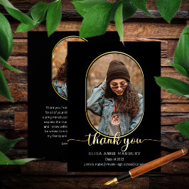 Uniek Afstuderen voor fotocollage 2 Hartelijk dank Bedankkaart