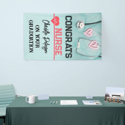 Uniek Afstuderen voor voedingszuren Spandoek (Beurs)