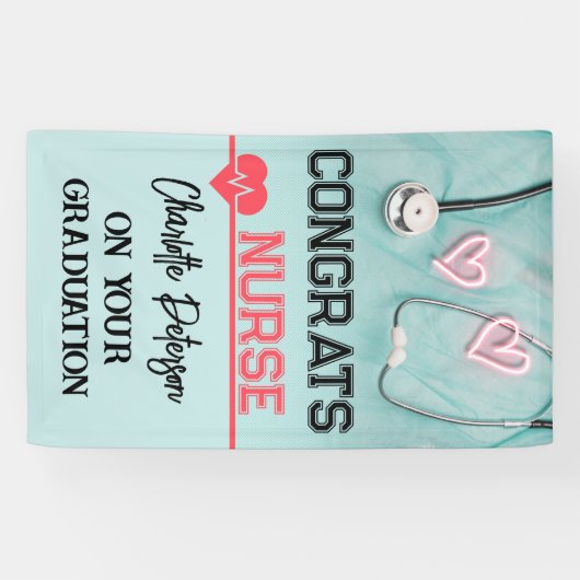 Uniek Afstuderen voor voedingszuren Spandoek (Horizontaal)