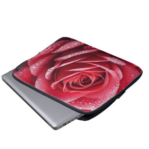 Uniek AI-gegenereerd Roos ontwerp Laptop Sleeve