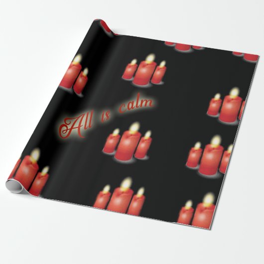 Uniek alles is kalm cadeaupapier (Uitgerold)