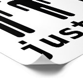 Uniek als ons Funny Poster (Hoek)