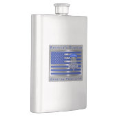 “Uniek” Amerikaanse Paratrooper Vlag Flacon (Rechts)