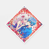 Uniek Anime-huwelijk Servet (Hoek)