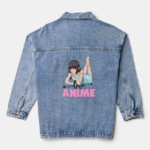 Uniek anime karakter – Perfect voor fans Denim Jacket (Achterkant)