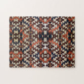 Uniek Antiek Turkoman Oriental Rug Pattern Legpuzzel (Horizontaal)