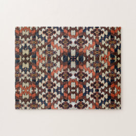 Uniek Antiek Turkoman Oriental Rug Pattern Legpuzzel