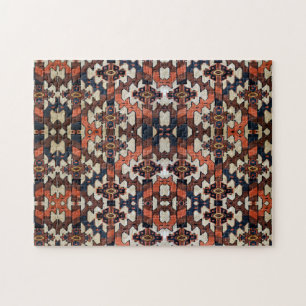 Uniek Antiek Turkoman Oriental Rug Pattern Legpuzzel