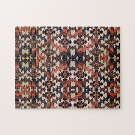 Uniek Antiek Turkoman Oriental Rug Pattern Legpuzzel (Horizontaal)