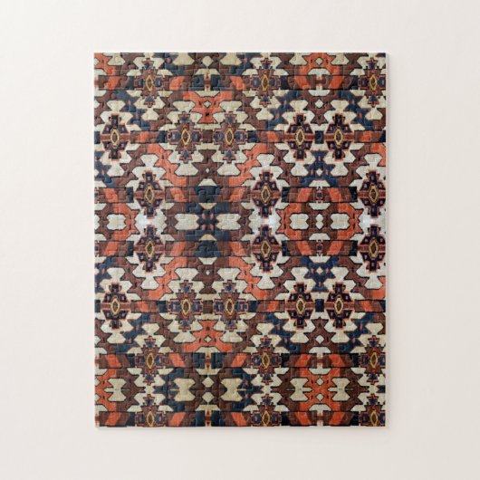 Uniek Antiek Turkoman Oriental Rug Pattern Legpuzzel (Verticaal)