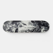 Uniek Art Design Majestic Raven Moon & Wolf Persoonlijk Skateboard (Horizontaal)