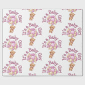 Uniek baby shower idee cadeaupapier (Vlak)